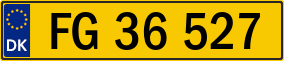 Truck License Plate